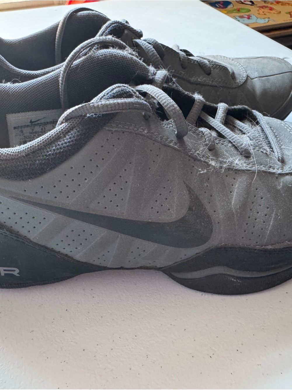 Nike Men's Athletic Sneakers in Gray and Black